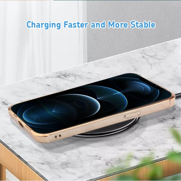 Clear MagSafe Case for iPhone 12 Pro max Mini Color Ring Magnetic Cover Black - Picture 7 of 17